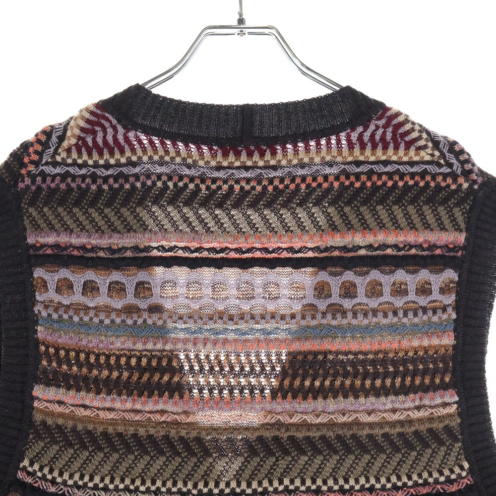 MISSONI(ミッソーニ) ニット 総柄ベスト マルチカラー レディース