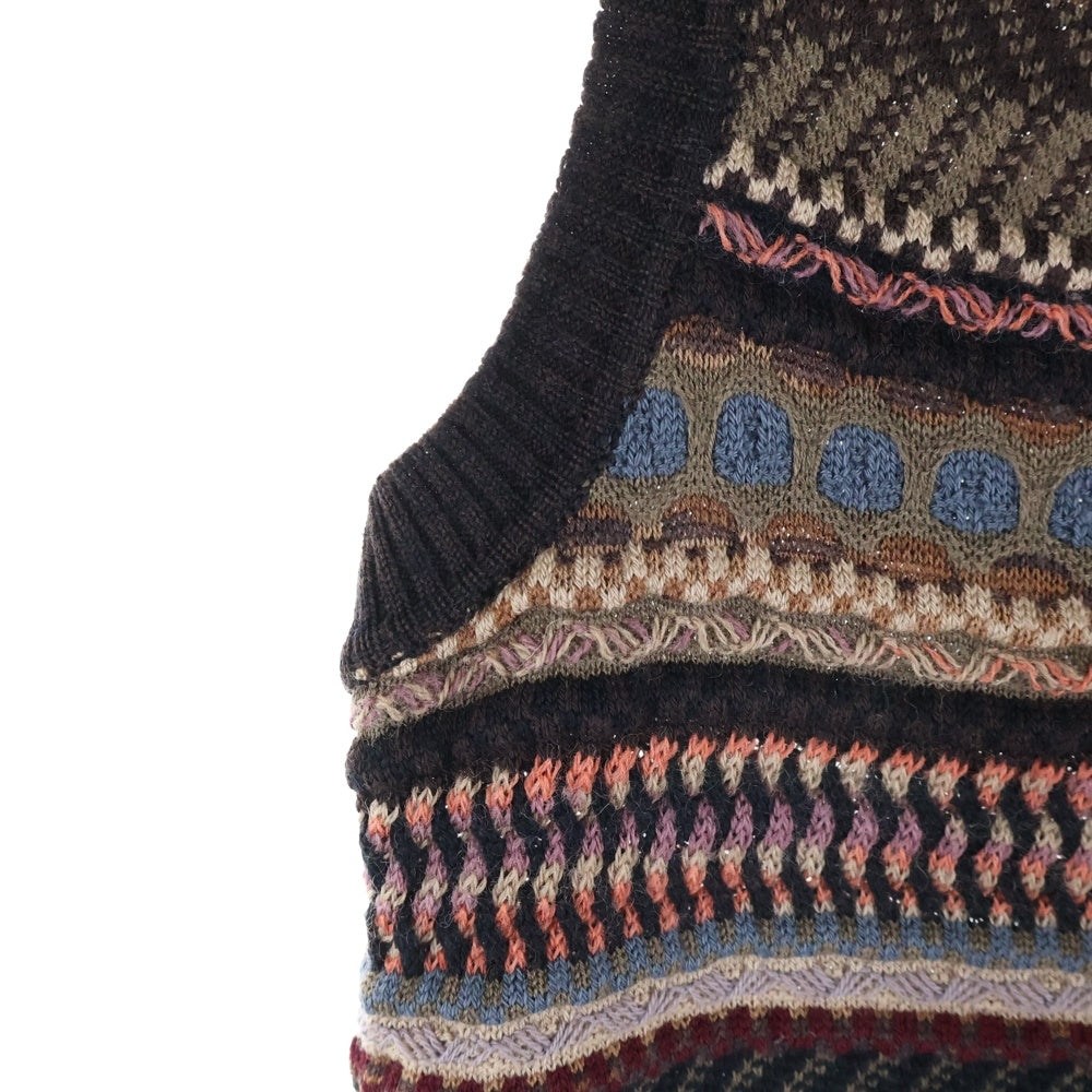 MISSONI(ミッソーニ) ニット 総柄ベスト マルチカラー レディース