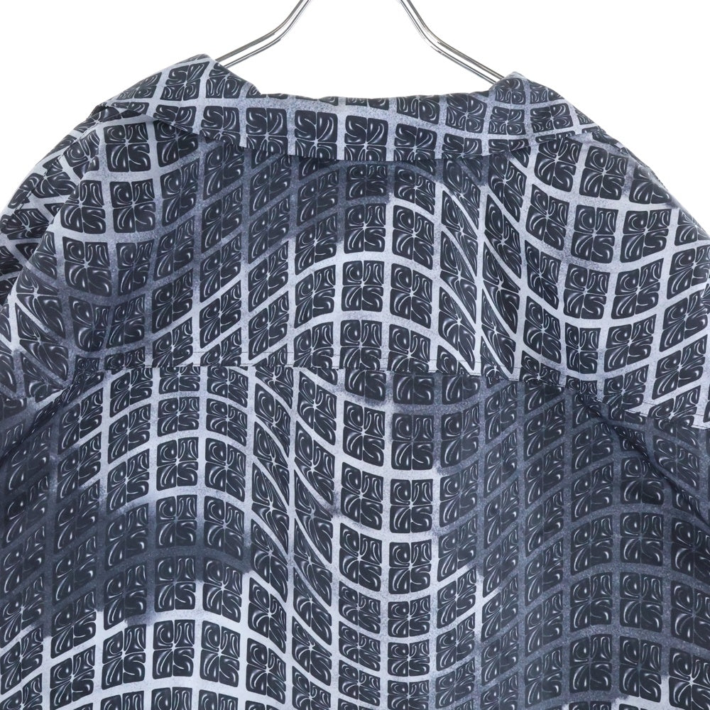 cvtvlist(カタリスト) 総柄 半袖コットンシャツ グレー 2401060201