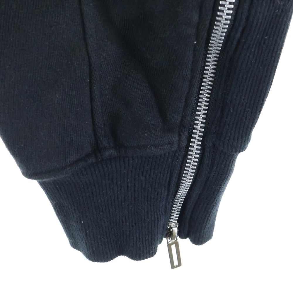 cvtvlist(カタリスト) ロゴ刺繍 裾ジップ サルエルスウェットパンツ 2401010401 ブラック