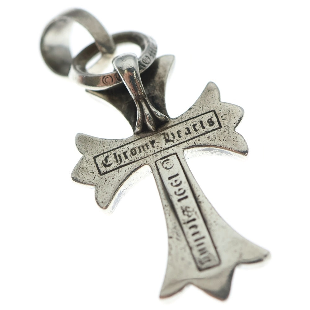 CHROME HEARTS(クロムハーツ) CH CRS SML W/BALE Wベイル スモールCHクロス ペンダントトップ シルバー BCA218