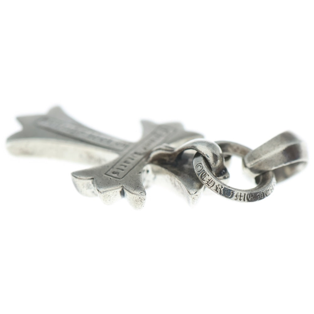 CHROME HEARTS(クロムハーツ) CH CRS SML W/BALE Wベイル スモールCHクロス ペンダントトップ シルバー BCA218