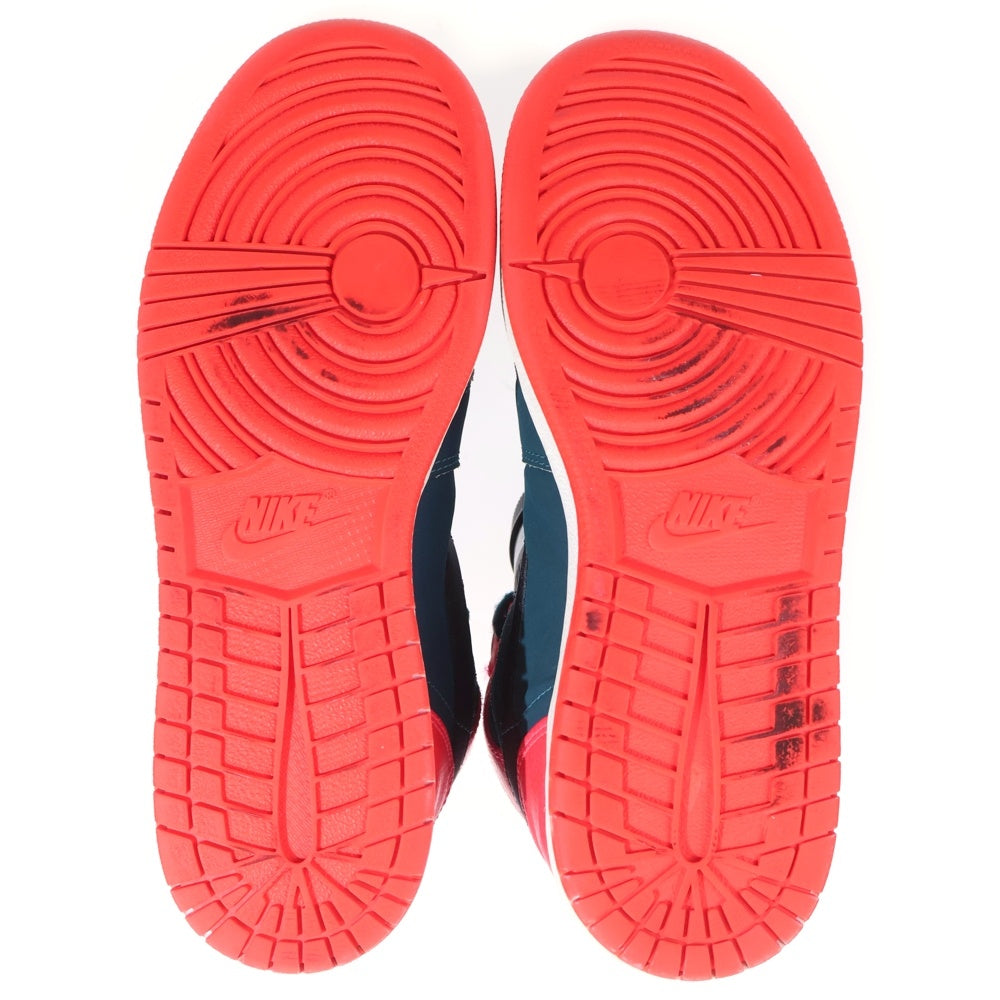 NIKE(ナイキ) AIR JORDAN1 RETRO HIGH RUSSELL WESTBROOK 705300-312 エアジョーダン1 レトロ ラッセルウェストブルック ハイカットスニーカー オレンジ/グリーン レディース