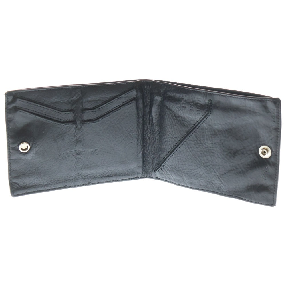 CHROME HEARTS(クロムハーツ) AINT NOTHIN 2 DO フレアニー二つ折りレザーウォレット 財布 ブラック