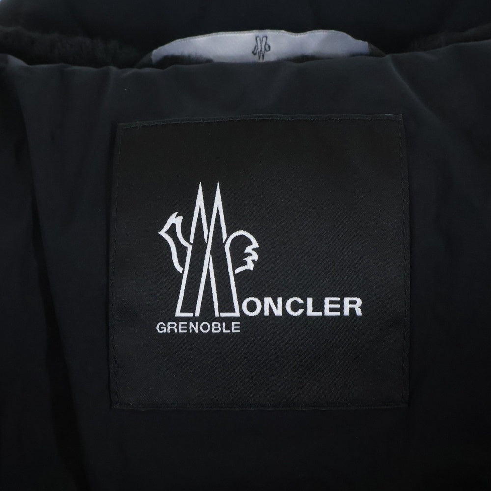 MONCLER GRENOBLE(モンクレールグルノーブル) ISORNO GIUBBOTTO DOWN JACEKT ショート丈 フード付きダウンジャケット ブラック F20981A53040 5399D レディース