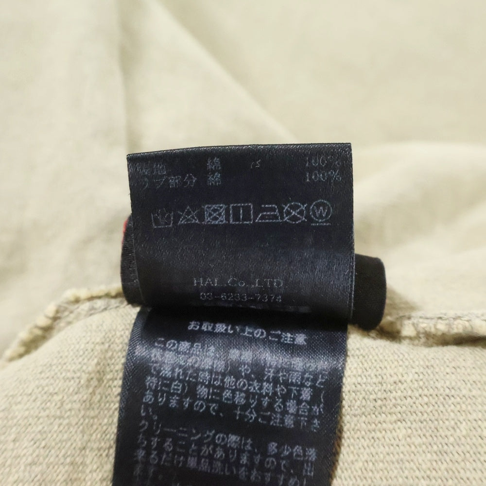 cvtvlist(カタリスト) STREET LORD TEE フロントプリント ダメージ加工 半袖Tシャツカットソー ベージュ