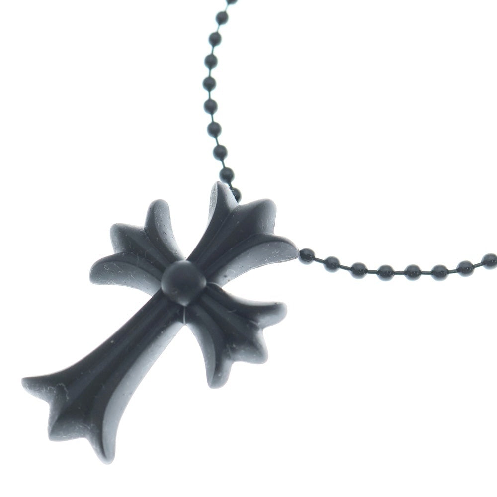 CHROME HEARTS(クロムハーツ) RUBBER CH CRS SML ラバースモールCHクロス シリコンラバーネックレス ブラック