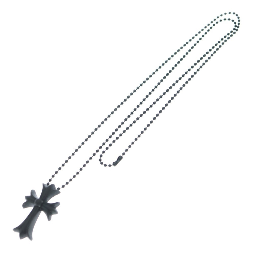 CHROME HEARTS(クロムハーツ) RUBBER CH CRS SML ラバースモールCHクロス シリコンラバーネックレス ブラック