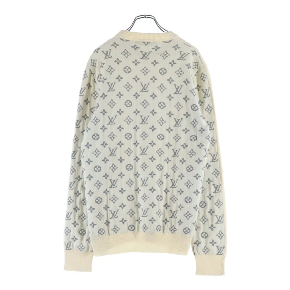LOUIS VUITTON(ルイヴィトン) 19AW モノグラムニット HGN41W1XW ホワイト