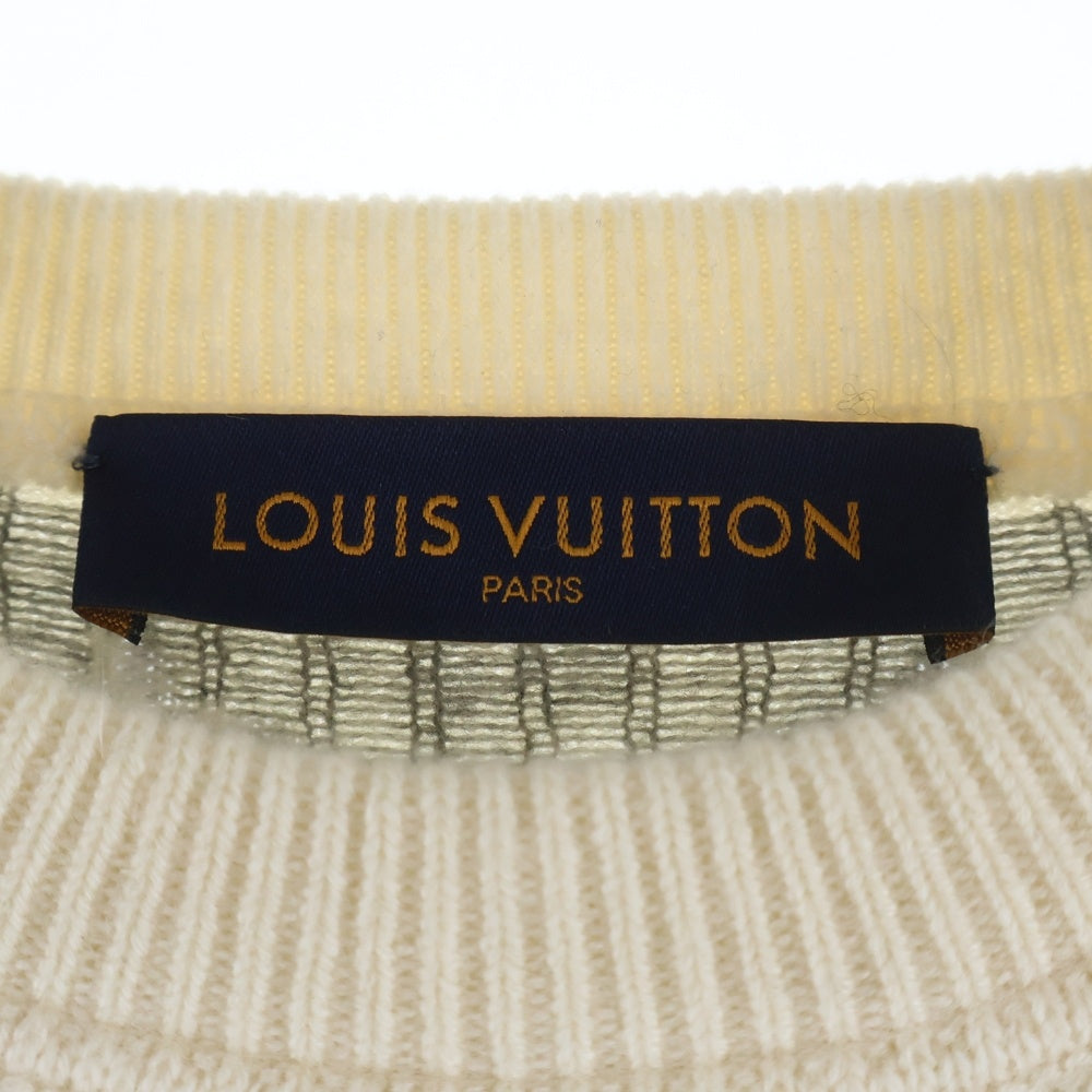 LOUIS VUITTON(ルイヴィトン) 19AW モノグラムニット HGN41W1XW ホワイト