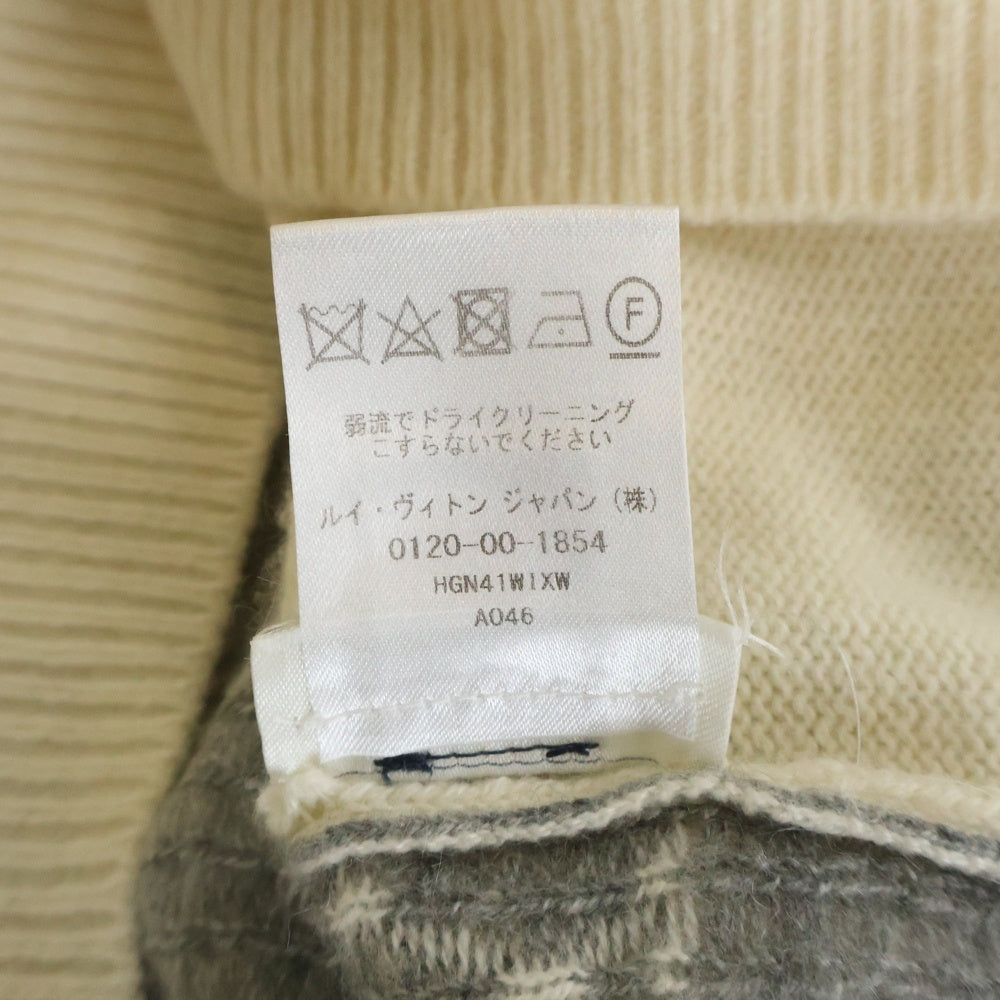 LOUIS VUITTON(ルイヴィトン) 19AW モノグラムニット HGN41W1XW ホワイト