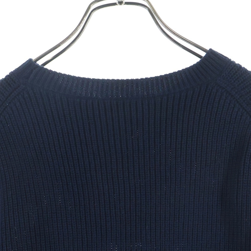 MONCLER(モンクレール) フロントロゴ刺繍 ニットセーター ブラック J19549C00002M1367 レディース