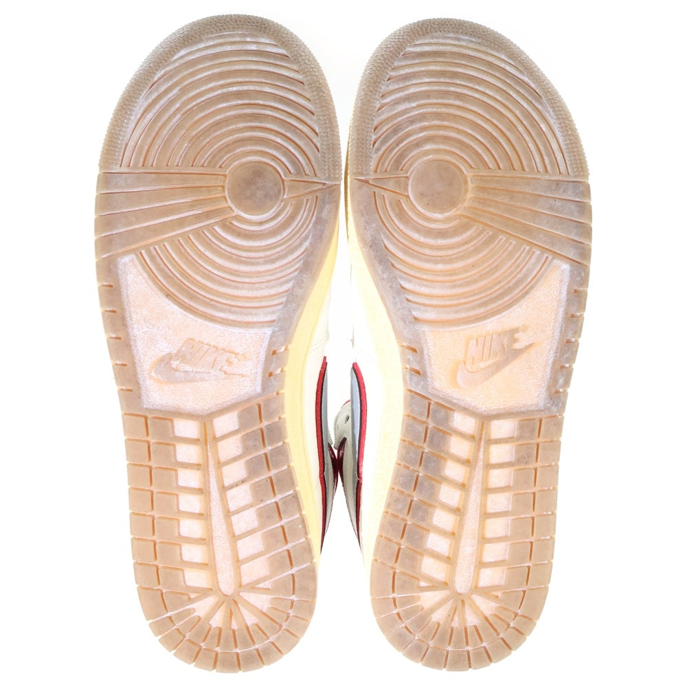 NIKE(ナイキ) ×AWAKE NY JORDAN AIR SHIP PE SP アウェイク ニューヨーク ジョーダン エアシップ ハイカットスニーカー シューズ ホワイト/レッド US9.5/27.5cm FN8675-100