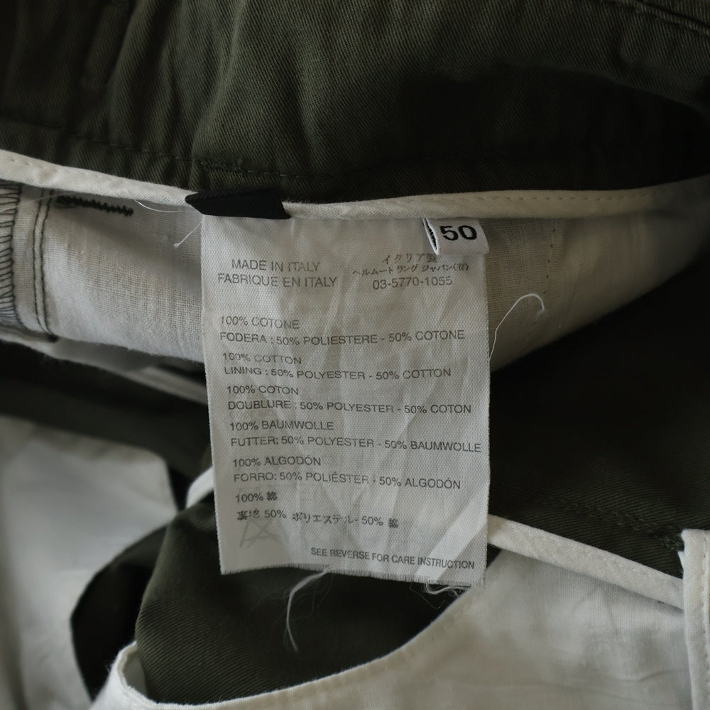 HELMUT LANG(ヘルムートラング) 03AW HELMUT LANG 本人期 Zipped Pokets Bondage Pants ジップデザインボンテージパンツ カーキ