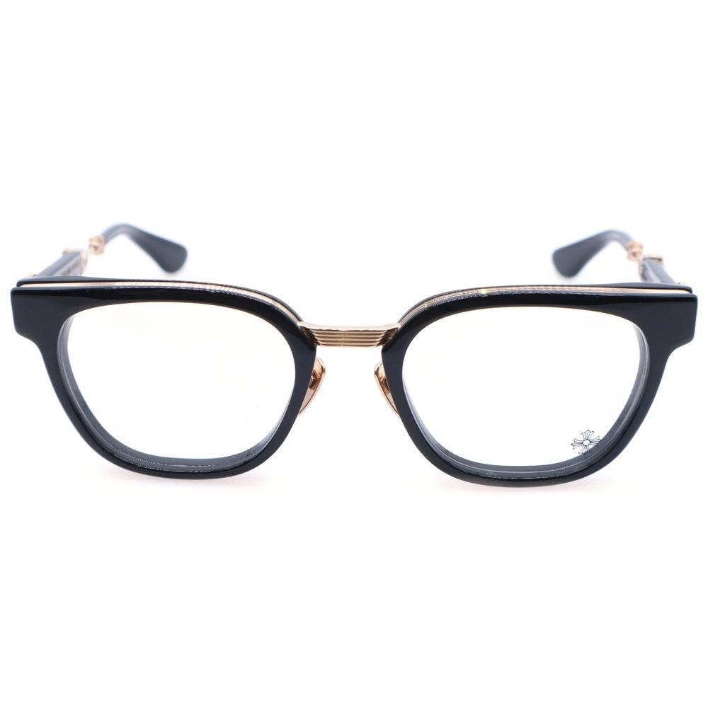 CHROME HEARTS(クロムハーツ) DUCK BUTTER ダガーウェリントン サングラス アイウェア ブラック/ゴールド