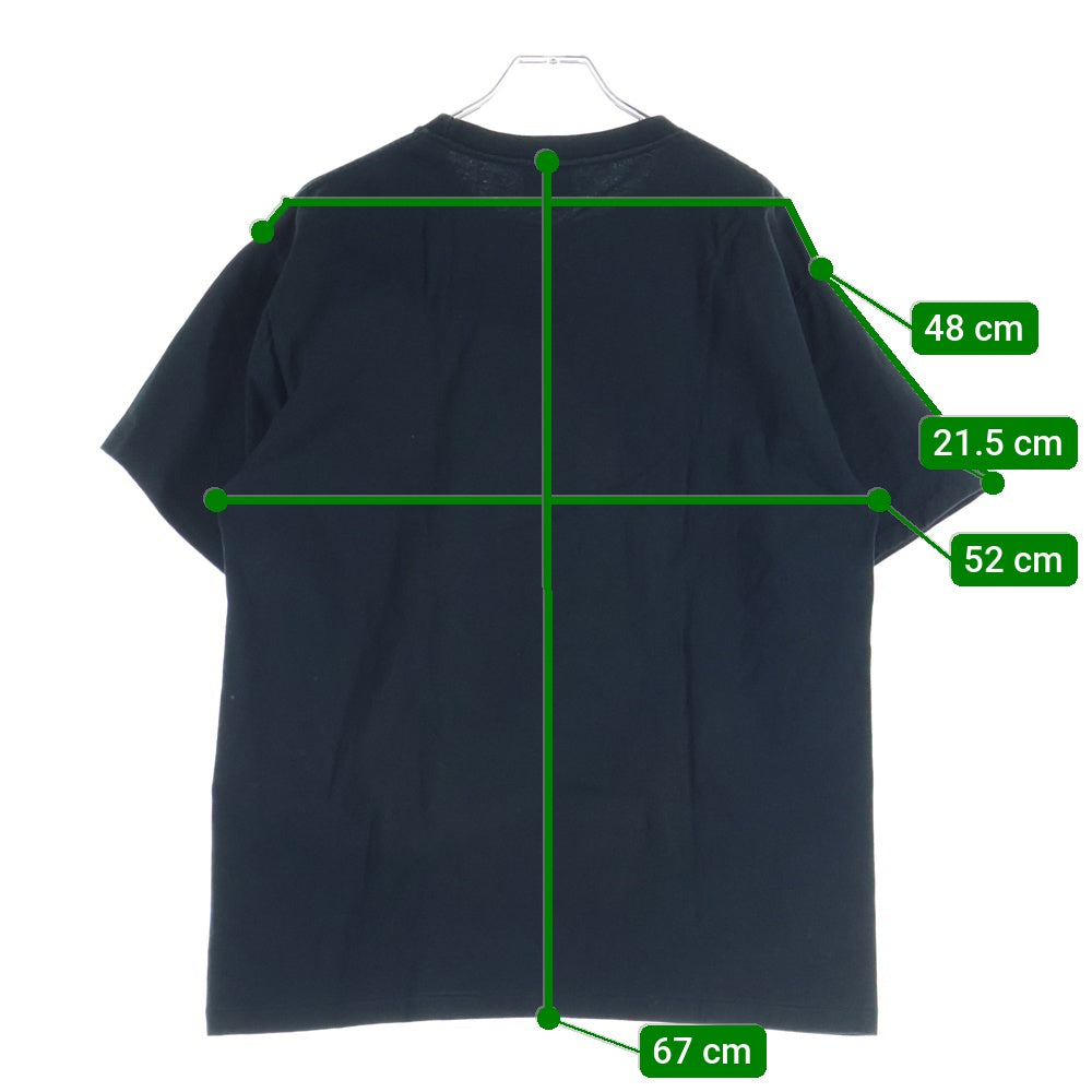 A BATHING APE(アベイシングエイプ) フロントプリント半袖カットソー 半袖Tシャツ 002TEF801009X ブラック