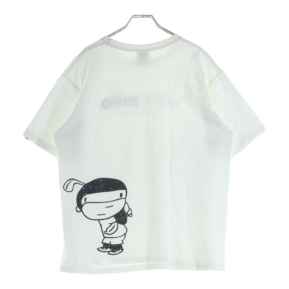 A BATHING APE(アベイシングエイプ) バッグプリント半袖カットソー 半袖Tシャツ ホワイト
