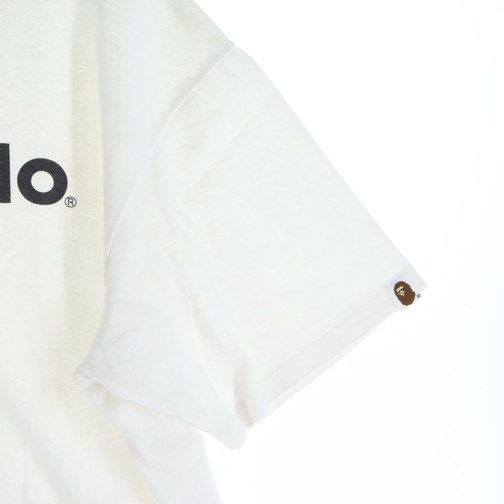 A BATHING APE(アベイシングエイプ) バッグプリント半袖カットソー 半袖Tシャツ ホワイト