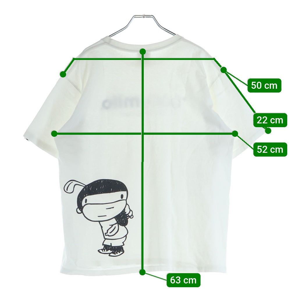 A BATHING APE(アベイシングエイプ) バッグプリント半袖カットソー 半袖Tシャツ ホワイト