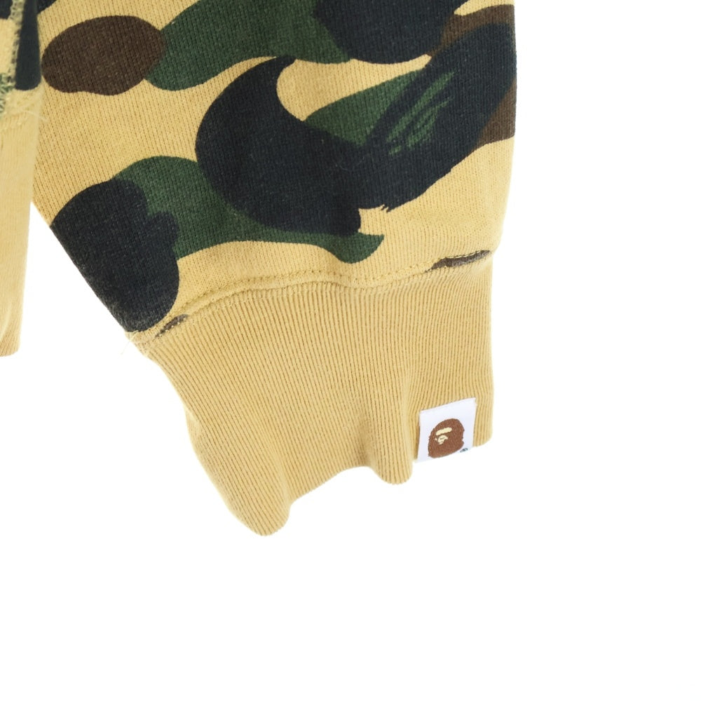 A BATHING APE(アベイシングエイプ) 1st Camo Bape Print Hoodie ベイププリントフーディー プルオーバーパーカー 001PPE701025X カーキ