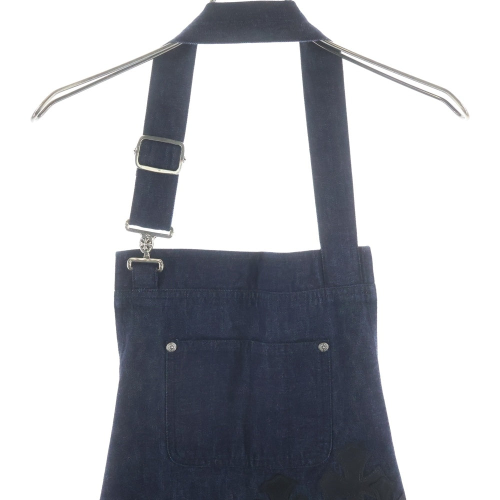 CHROME HEARTS(クロムハーツ) KITCHEN CONFI DENTAIAL クロスパッチ付き デニムエプロン インディゴ