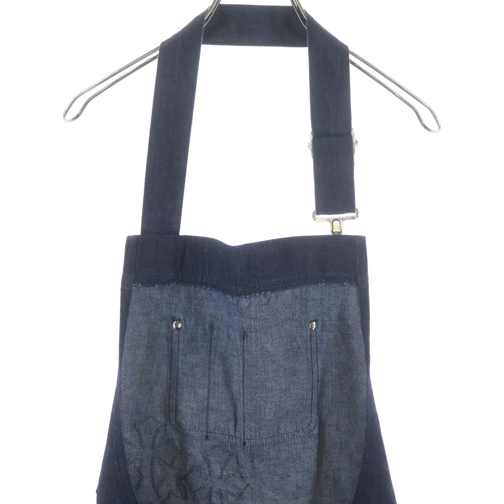 CHROME HEARTS(クロムハーツ) KITCHEN CONFI DENTAIAL クロスパッチ付き デニムエプロン インディゴ