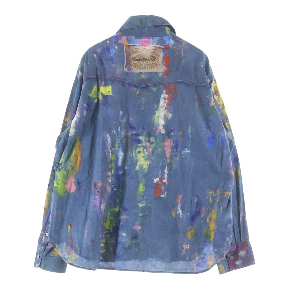 Acne Studios(アクネ ストゥディオズ) ペイントトロンプルイユシャツ マルチカラー