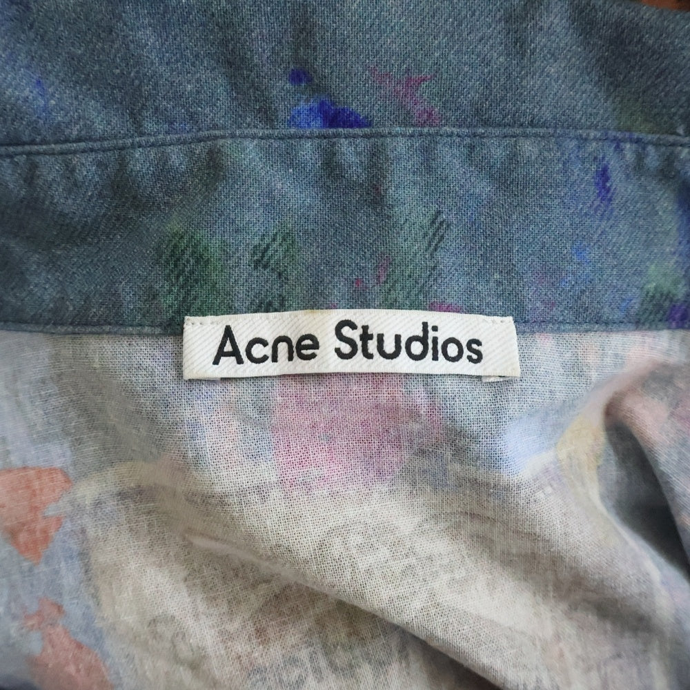Acne Studios(アクネ ストゥディオズ) ペイントトロンプルイユシャツ マルチカラー
