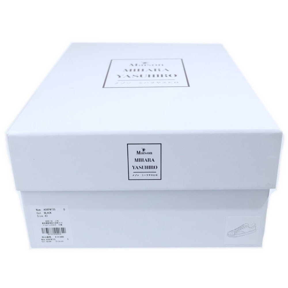 MAISON MIHARAYASUHIRO(メゾンミハラヤスヒロ) BLAKEY OG Sole Canvas Low-top Sneaker キャンバス ローカットスニーカー ブラック A08FW735