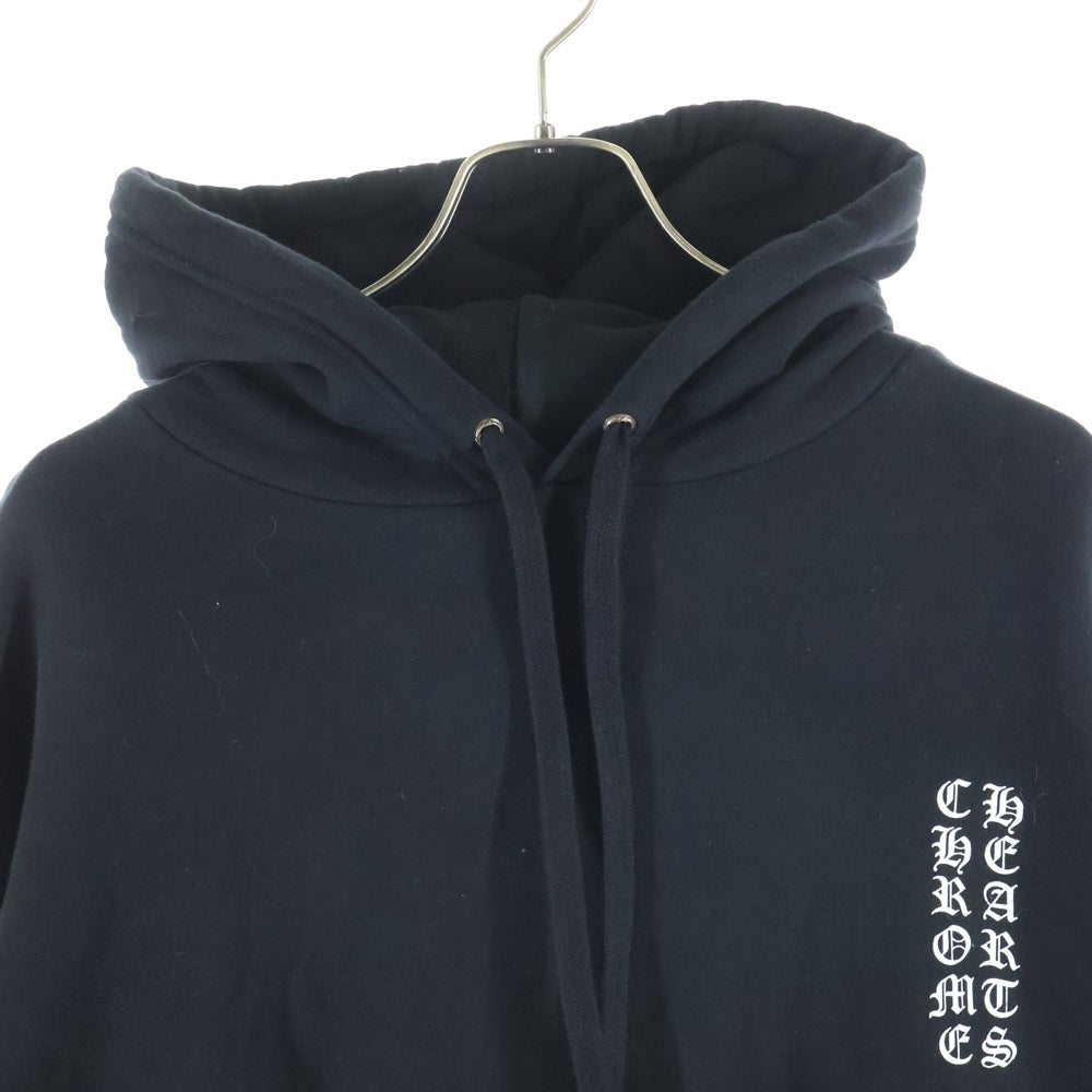 CHROME HEARTS(クロムハーツ) SWTSHRT PLVR アームロゴプリントプルオーバーパーカー ブラック