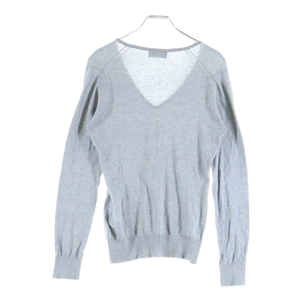 JOHN SMEDLEY(ジョンスメドレー) Vネック ニットセーター グレー