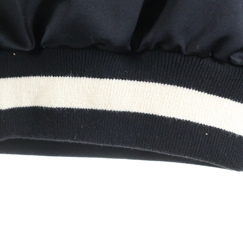 FEAR OF GOD(フィアオブゴッド) FIFTH COLLECTION フィフスコレクション サテンベースボールジャケット ロゴパッチ ブラック 5C17N