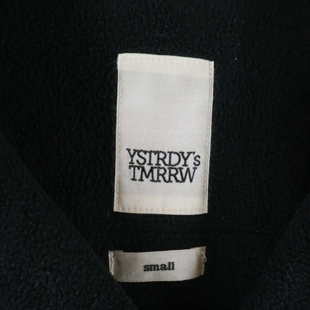 YSTRDY'S TMRRW(イエスタディズ トゥモロウ) TWILL&FLEECE LOITERING SHIRT 長袖シャツ YT-S0507 ブラック