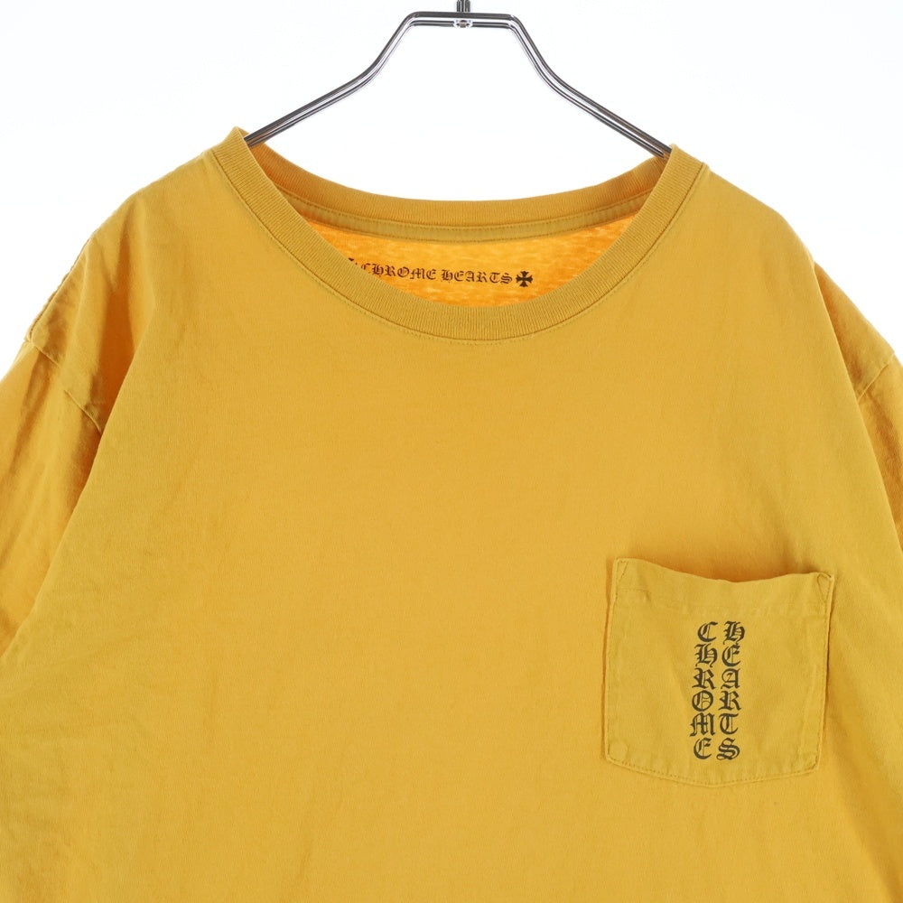 CHROME HEARTS(クロムハーツ) Vertical Logo Tee ヴァーティカルロゴ 半袖 Tシャツ イエロー