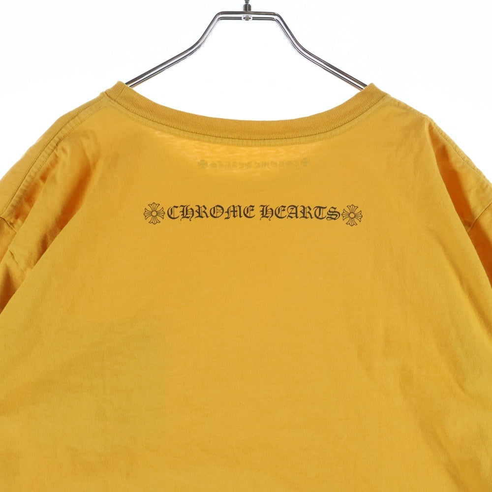 CHROME HEARTS(クロムハーツ) Vertical Logo Tee ヴァーティカルロゴ 半袖 Tシャツ イエロー