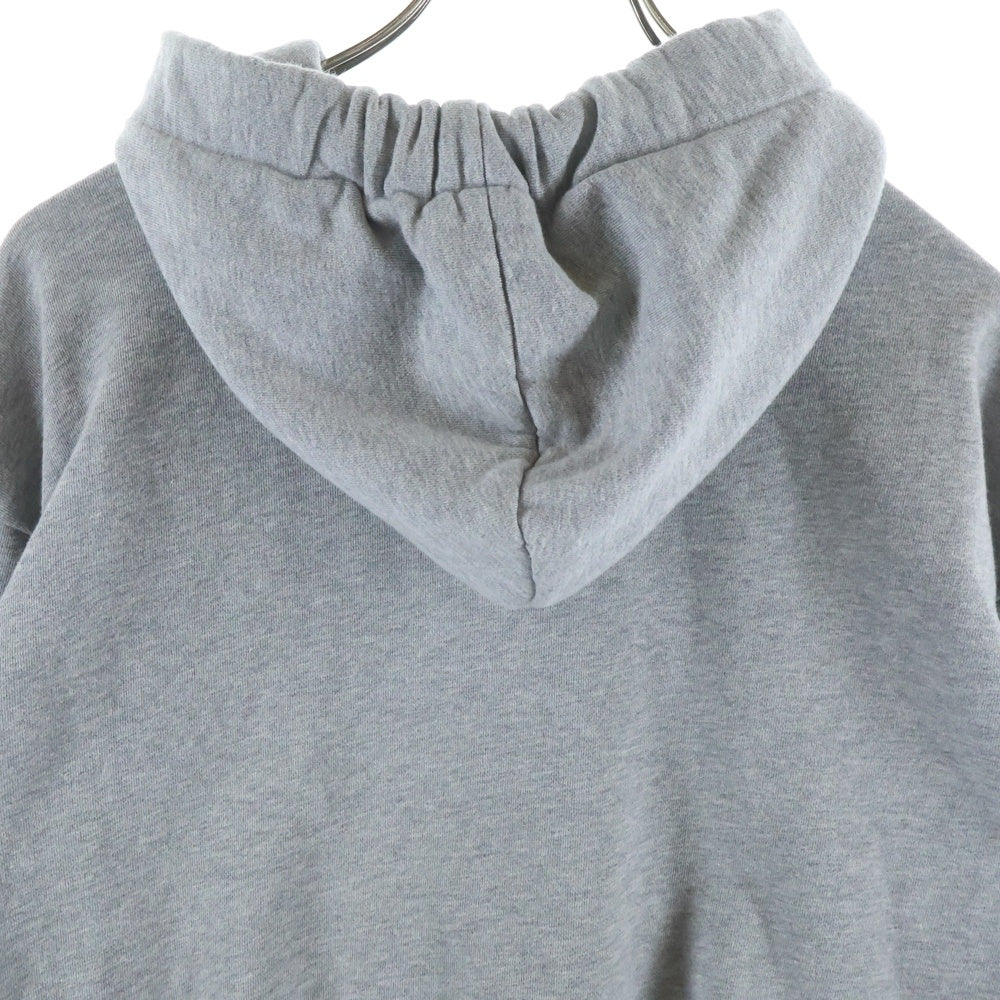 CELINE(セリーヌ) 21AW Loose Sweatshirt In Cotton Fleece ドローコード フーディー スウェット プルオーバーパーカー グレー 2Y468670Q