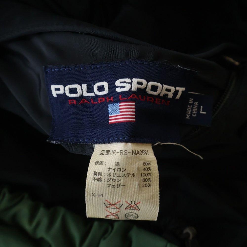 POLO SPORT RALPH LAUREN(ポロスポーツラルフローレン) リバーシブルダウンジャケット グリーン/ブラック