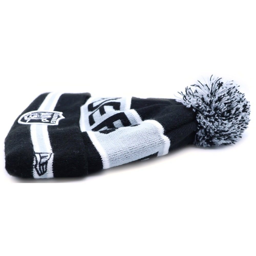 NEW ERA(ニューエラ) LAS VEGAS RAIDERS レイダース ボンボンビーニー 帽子 ブラック
