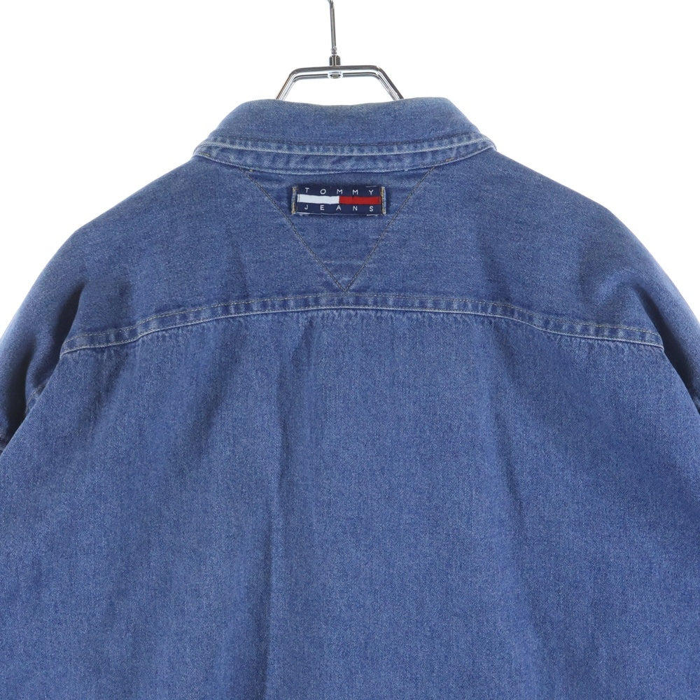 TOMMY JEANS(トミージーンズ) 長袖デニムシャツ インディゴ