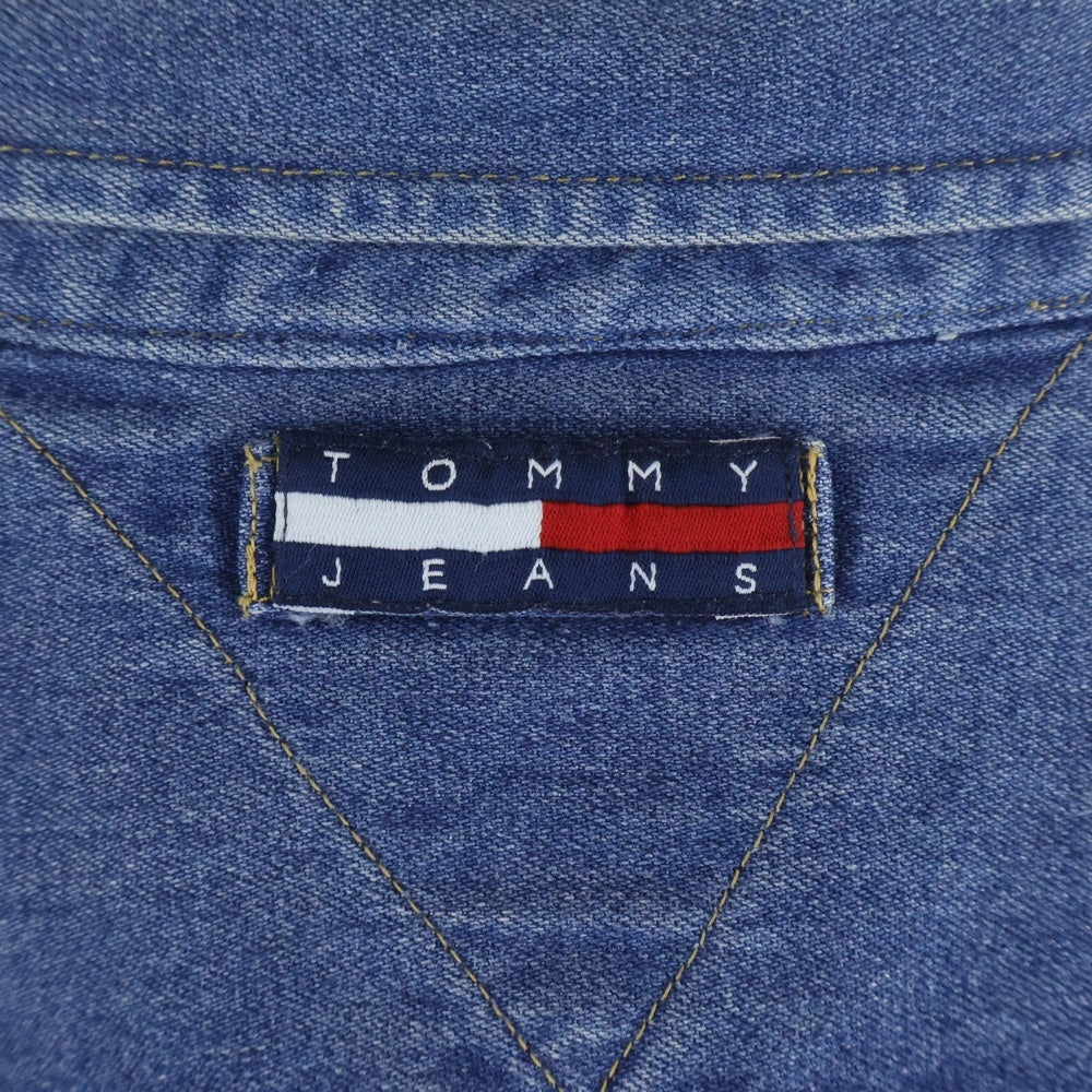 TOMMY JEANS(トミージーンズ) 長袖デニムシャツ インディゴ
