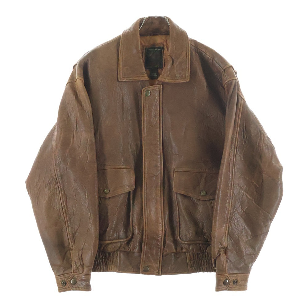 NO BRAND(ノーブランド) OLD UNIQLO オールドユニクロ フライトジャケット ブラウン