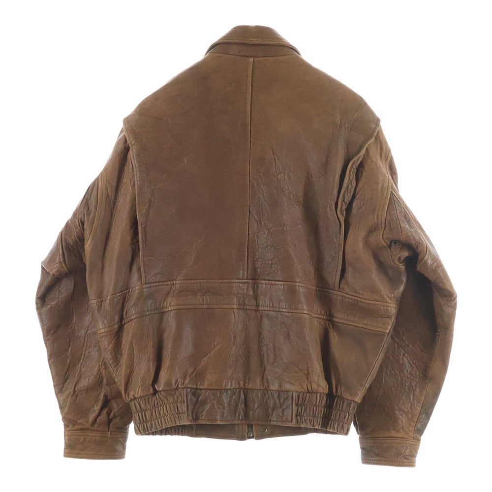 NO BRAND(ノーブランド) OLD UNIQLO オールドユニクロ フライトジャケット ブラウン