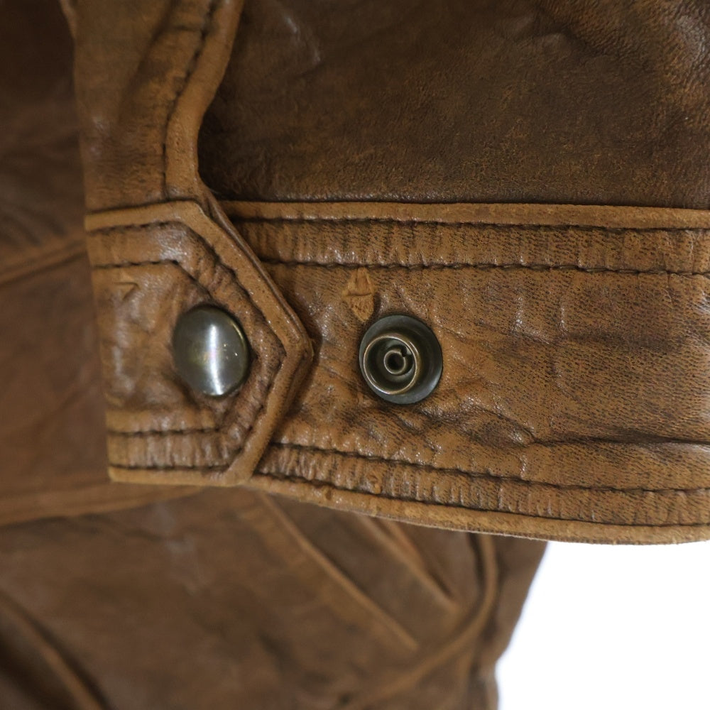 NO BRAND(ノーブランド) OLD UNIQLO オールドユニクロ フライトジャケット ブラウン