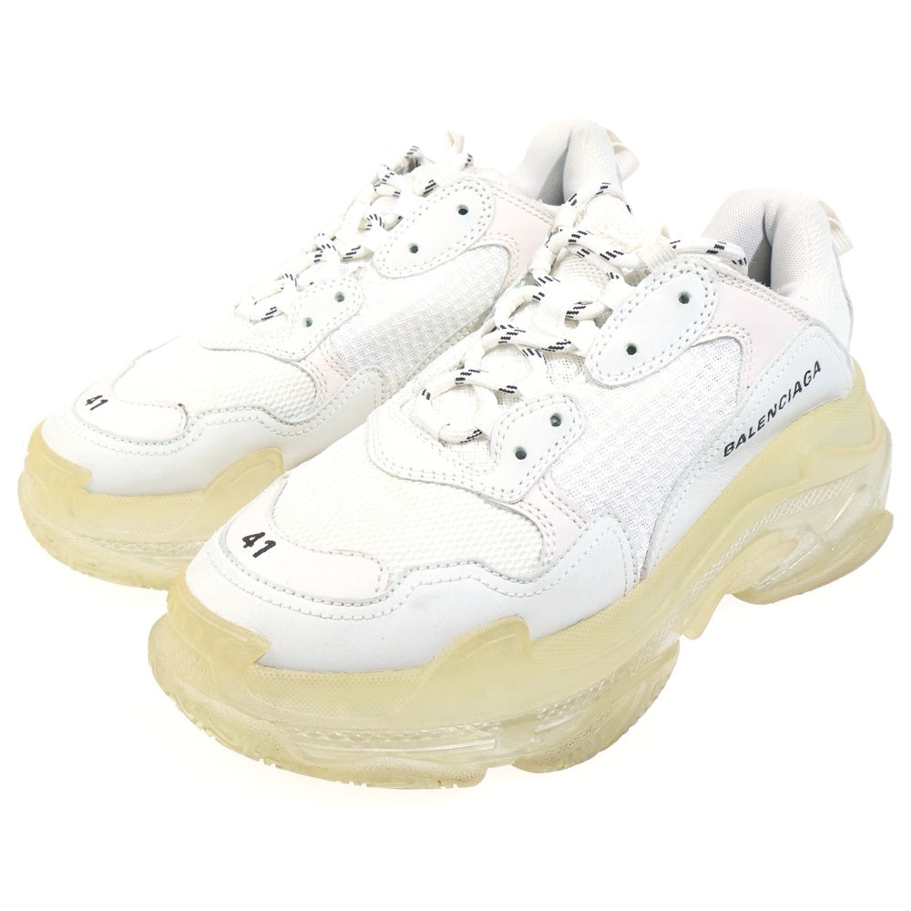 BALENCIAGA(バレンシアガ) TRIPLE S CLEAR SOLE TRAINER トリプルS クリアソール トレーナー ダッドスニーカー ホワイト 541624
