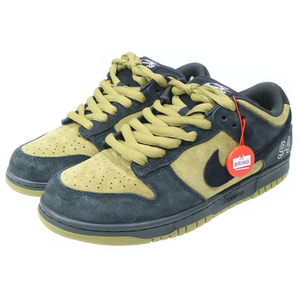 NIKE SB(ナイキエスビー) ×Supreme Dunk Low Camper Green HQ8487-300 アジア限定 ダンク ローカットスニーカー キャンパーグリーン US8.5/26.5cm