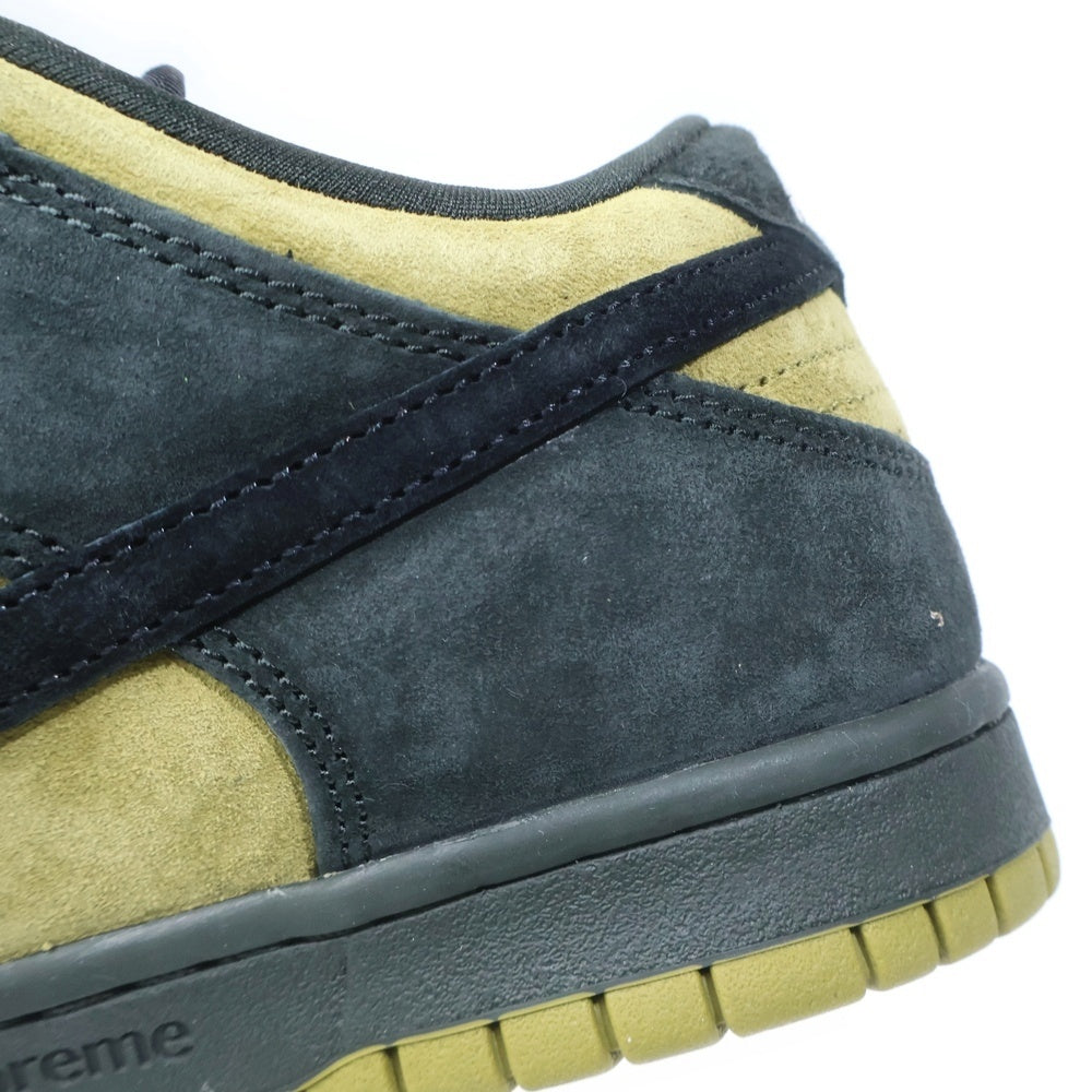 NIKE SB(ナイキエスビー) ×Supreme Dunk Low Camper Green HQ8487-300 アジア限定 ダンク ローカットスニーカー キャンパーグリーン US8.5/26.5cm