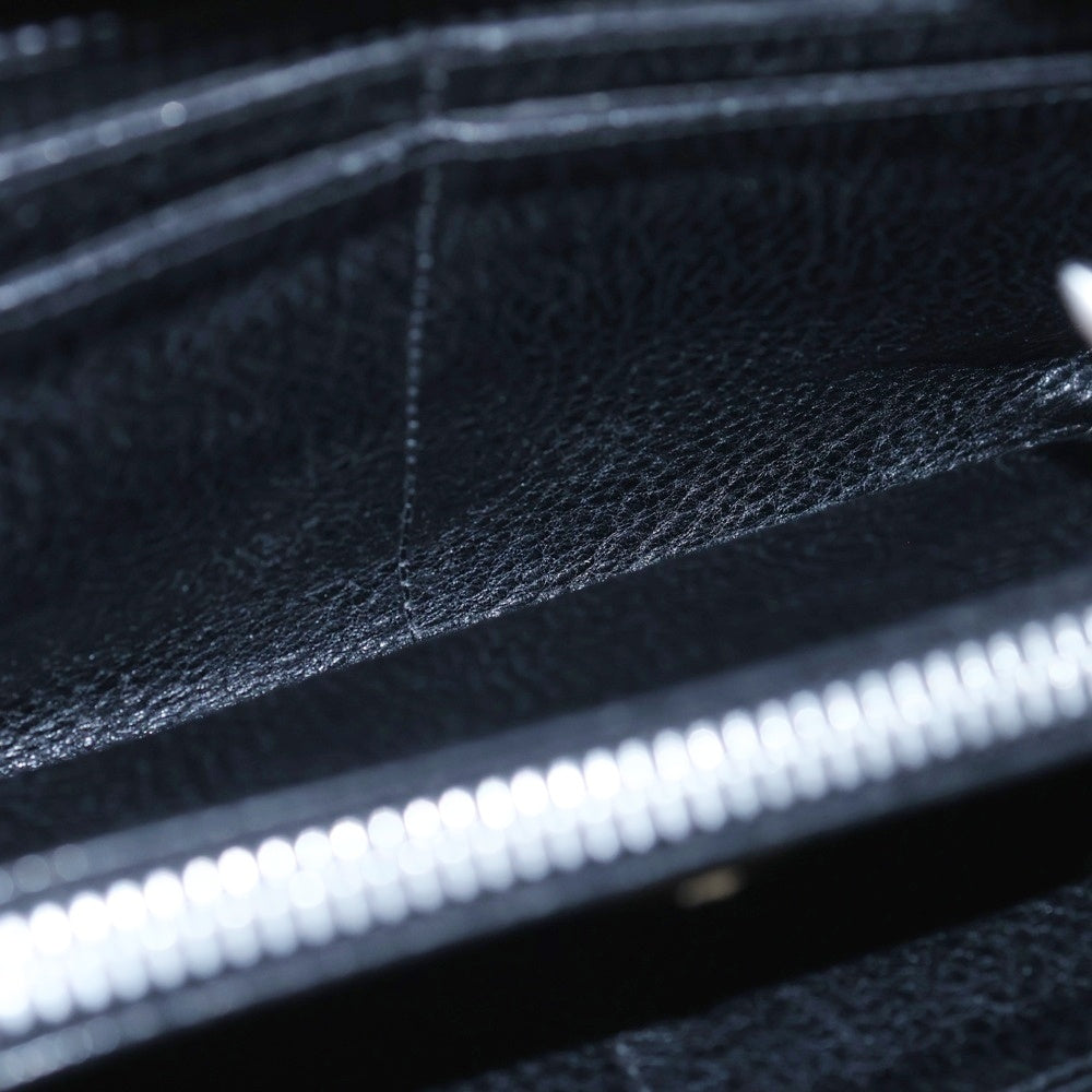 CHROME HEARTS(クロムハーツ) REC F ZIP QUILTED WALLET セメタリークロス キルティング レザーウォレット 財布 ブラック