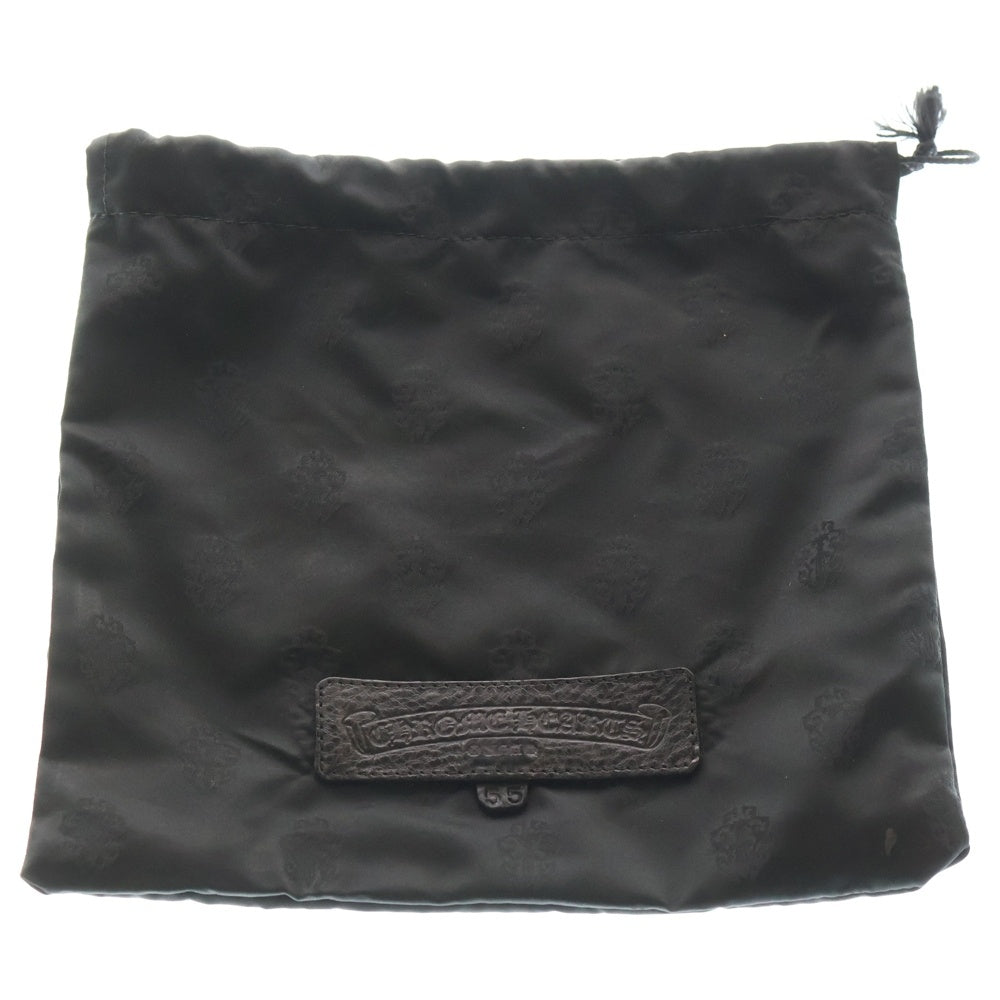 CHROME HEARTS(クロムハーツ) REC F ZIP QUILTED WALLET セメタリークロス キルティング レザーウォレット 財布 ブラック