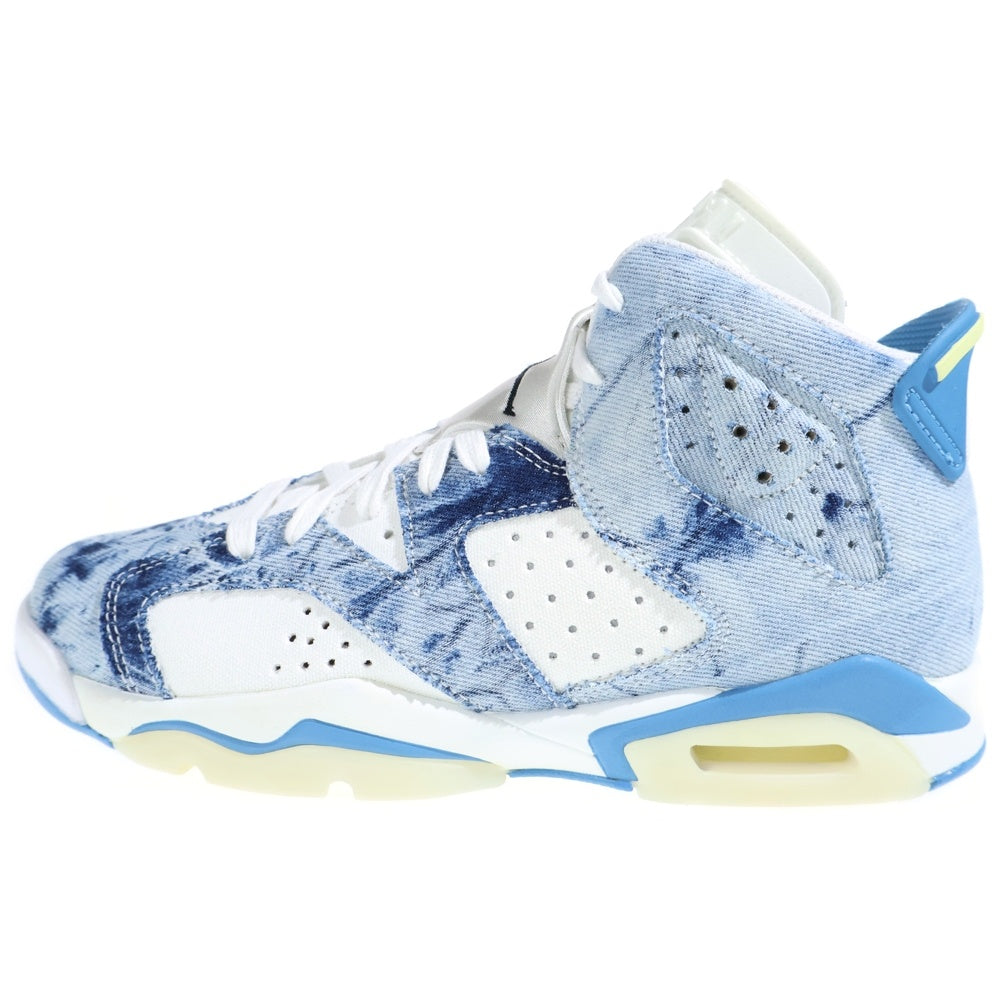 NIKE(ナイキ) AIR JORDAN 6 WASHED DENIM DM9045-100 エアジョーダン6 ウォッシュドデニム ハイカットスニーカー US7/25.0cm