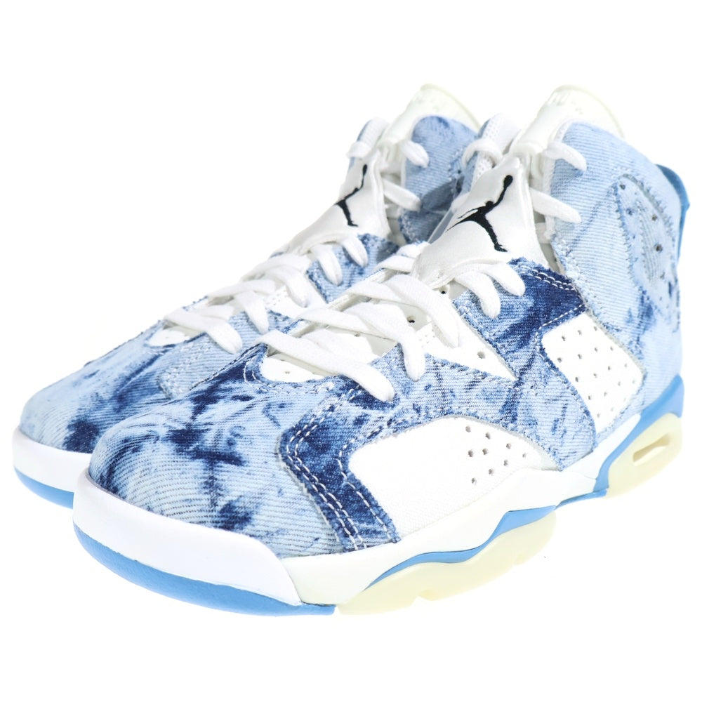 NIKE(ナイキ) AIR JORDAN 6 WASHED DENIM DM9045-100 エアジョーダン6 ウォッシュドデニム ハイカットスニーカー US7/25.0cm